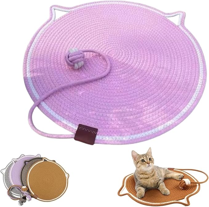 Pets Dual Scratching Pad, Cat Scratch Mats for Indoor Cats, Dual Scratching Pad for Cats, Scratching Pads for Indoor Cat(Purple, 42cm-16IN)