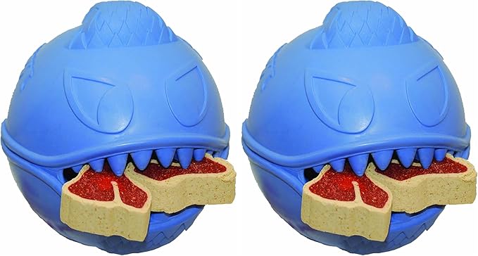 Jolly Pets Monster Ball - Blue - 3.5" (MB35) (Pack of 2)
