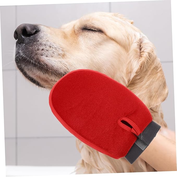 BESPORTBLE Double-Sided Bath Massage Brush for Dogs Cats Pet Grooming Glove Deshedding Harness for Puppies Dogs