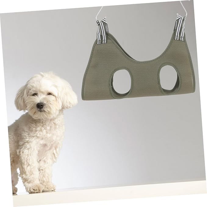 Cat and Dog Grooming Hammock Pet Grooming Leash for Nail Clipping Space-Saving Wall Door Mount Suitable for Elegant Home Decor Addition