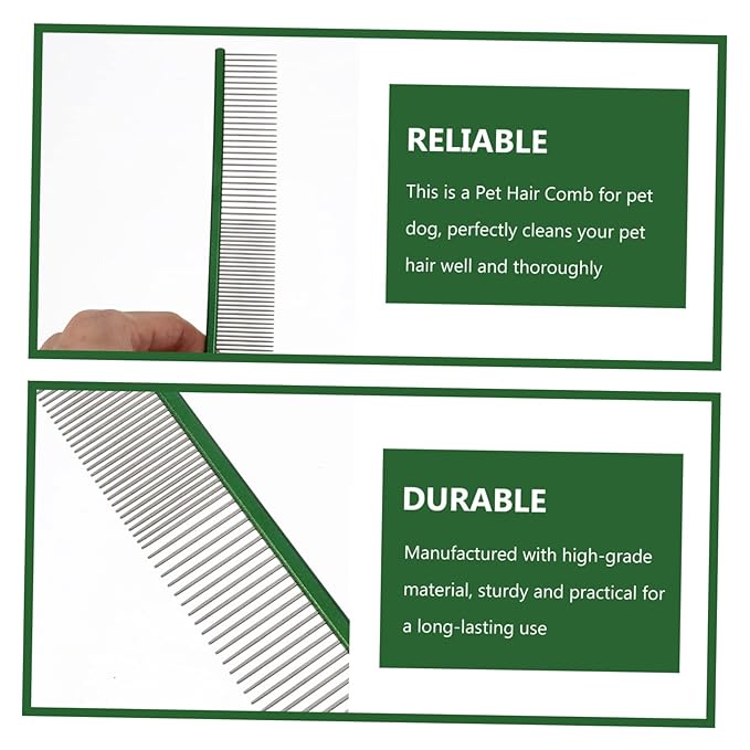 Portable Pet Hair Comb for Dogs and Cats Ergonomic Design for Daily Grooming and Knot Removal Convenient Pet Accessory