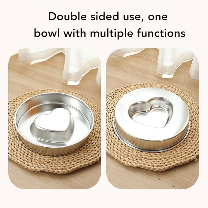 Stainless Steel Slow Feeder Dog Bowl Non Slip Base Large Capacity Anti Tipping Pet Bowl for Dogs Healthy Eating Pet Supplies
