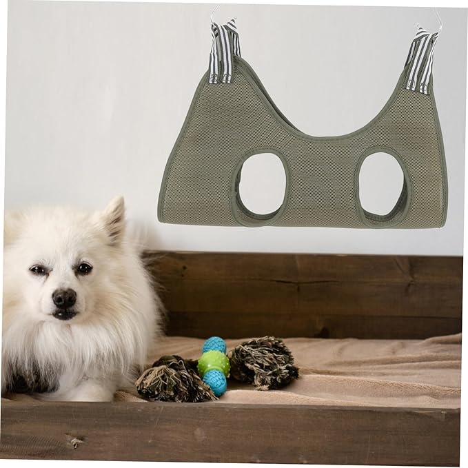 Cat and Dog Grooming Hammock Pet Grooming Leash for Nail Clipping Space-Saving Wall Door Mount Suitable for Elegant Home Decor Addition
