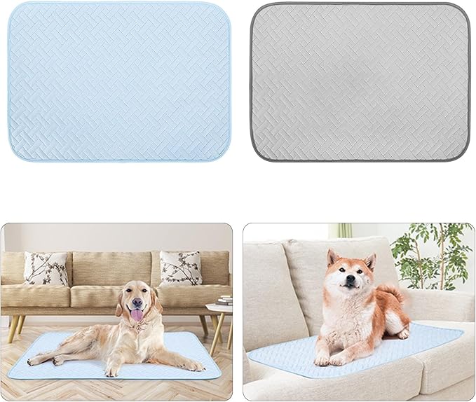 Peiiwdc Dog Cooling Mats for Pet Breathable Mats Pad for AllSize Ice Cats Cool Pet Supplies Ice for