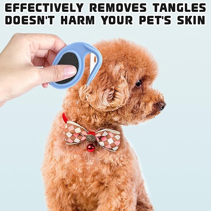 Pet Knotting Comb Tool for Pets Multifunctional 4 Pack Pet Shedding Comb Removal Dematting Hair Flea Brush Shedding Tool Matted Hair Grooming Supplies for Indoor Cats Dogs and Rabbits