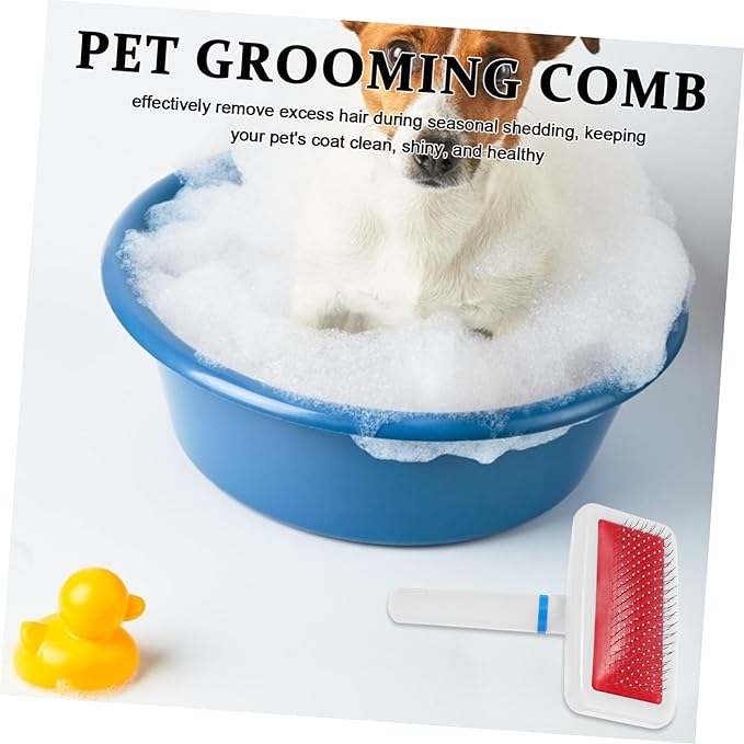 BESPORTBLE 5Pcs Pet Grooming Brush Shedding Tangle Removal Tool for Dogs Cats Gentle Sensitive Skin for All Breeds Multipurpose Pet Grooming Comb