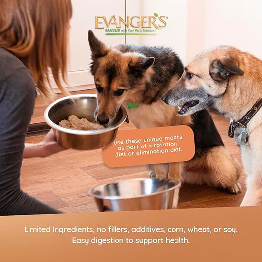 Evanger's Complements Grain Free Sweet Potato for Dogs & Cats – 12 Count, 12.5 oz Each – Single-Ingredient Formula Cooked in Broth – Grain & Gluten Free – Wet Dog & Cat Food