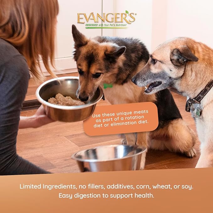 Evanger's Complements Sweet Potato for Dogs & Cats – 24 Pack of 6 oz Cans – 100% Single-Ingredient Puree – Grain-Free, Gluten-Free, Ideal for Digestive Health