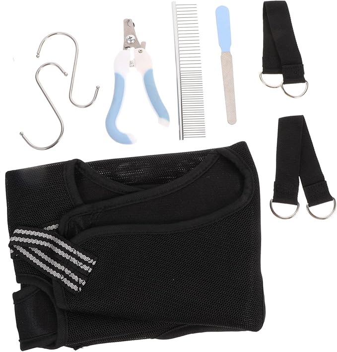 Dog Grooming Accessory Kit Nail Clipper for Small Animals Grooming Harness Professional Hammock Pet Supplies for Cats Dogs