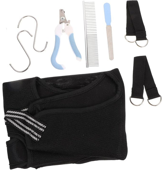 Dog Grooming Accessory Kit Nail Clipper for Small Animals Grooming Harness Professional Hammock Pet Supplies for Cats Dogs