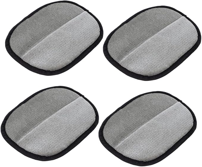 Cabilock 4Pcs Double Sided Cat Grooming Gloves Pet Hair Remover Mitt for Furniture Clothing and Carpets Strong Adhesion for Easy Hair Removal User Friendly Design for Cats