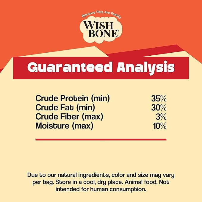Wishbone Air-Dried Lamb Dog Food - High-Protein Grain-Free Lamb Recipe with Superfoods for Eye & Overall Health, Made in New Zealand - 1lb