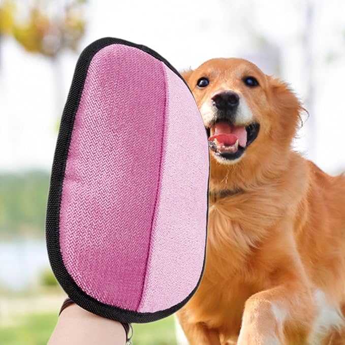 HouseVibe Pet Hair Remover Glove Professional Grooming Comb Detangling Brush for Dogs Cats Rabbits Small Animals Clothes Furniture 9.45x7.28 inch-