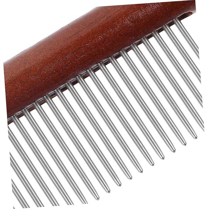 POPETPOP 3pcs Pet Comb Dog Cat Grooming Tool Dematting Knotting Flea Comb Long Handle