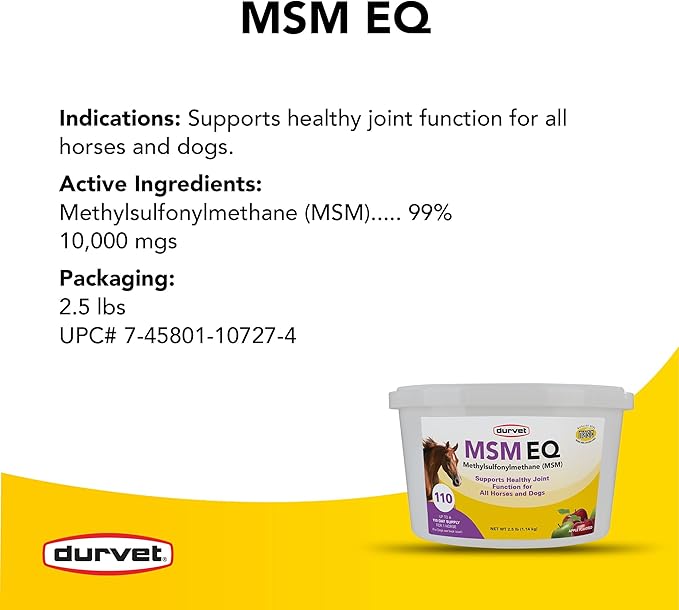 Durvet MSM EQ - 2.5 lb. Pail
