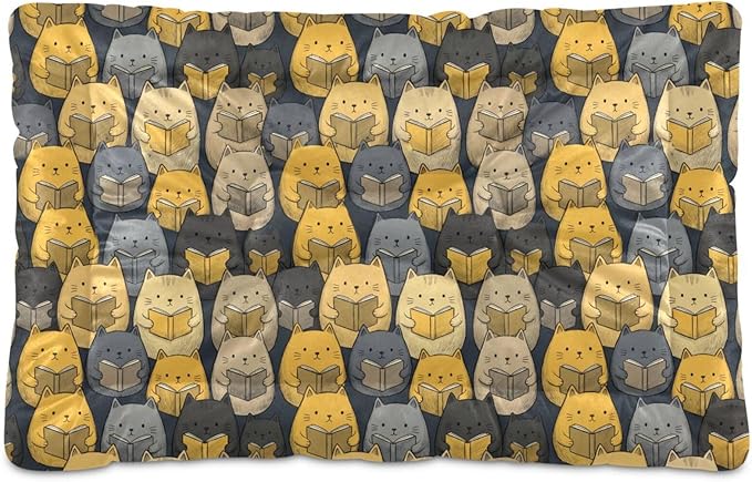 Dog Bed for Crate Washable Pet Sleep Pad, Cat Kennel Mat with Non-Slip Bottom, Soft Fluffy Supplies Pet for Dogs and Cats (36x24 inch)