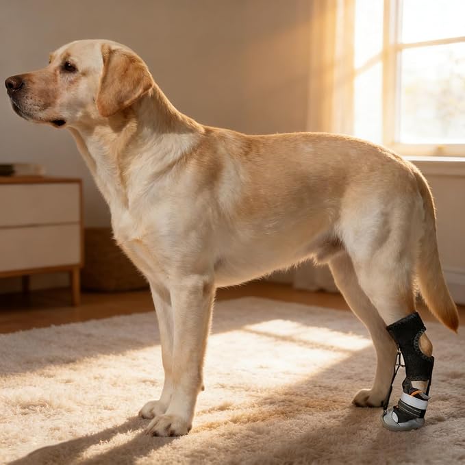 Light Weight Dog Boot with Adjustable Straps Corrective Pet Shoe Dog Paws Protectors Safety Dog Winter Outdoor Supply