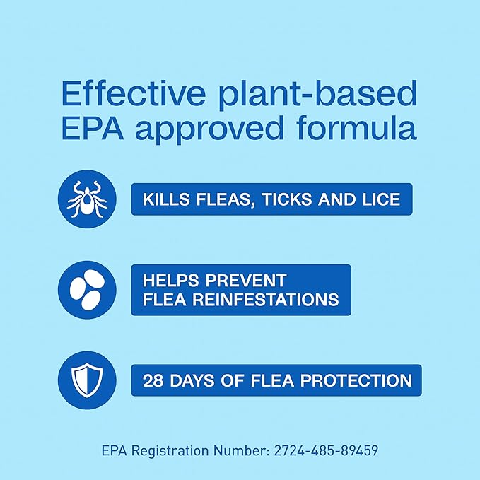 ADAMS Plus with Botanicals Flea & Tick Shampoo, for Cats, Kittens, Dogs & Puppies Over 12 Weeks of Age, Kills Adult Fleas, Flea Eggs, Ticks and Lice, 16 fl oz