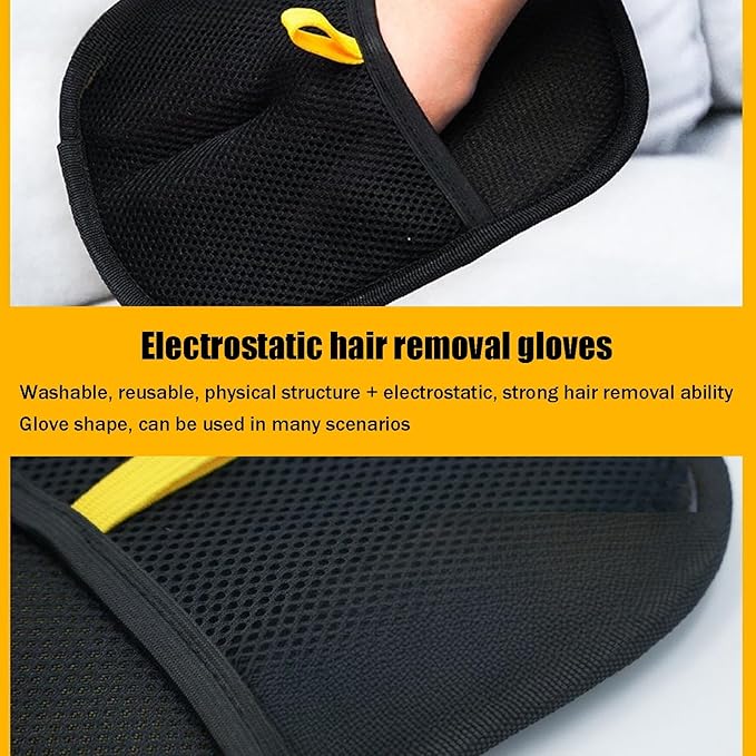 Pet Hair Removal Tool, Efficient Versatile Pet Grooming Gloves, for Dogs & Cats Washing, Deshedding, Grooming
