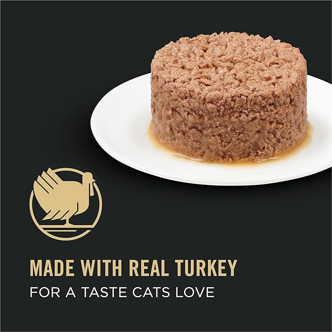 Purina Pro Plan Weight Control Pate Wet Cat Food,Specialized Weight Management Turkey & Rice Entree - 3 oz. Pull-Top Cans,(Pack of 48)