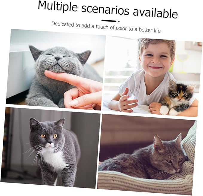 7Pcs Durable Cat Litter Box Liners Leak Cat Litter Bags with Drawstring Handles for Easy Disposal and Automatic Closing Design