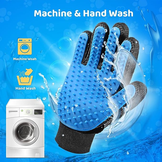 Pet Glove Cat Grooming Glove Cat Hair Deshedding Brush Remover Brush For Animal Gloves Dog Comb for Cats Bath Clean Massage Hair