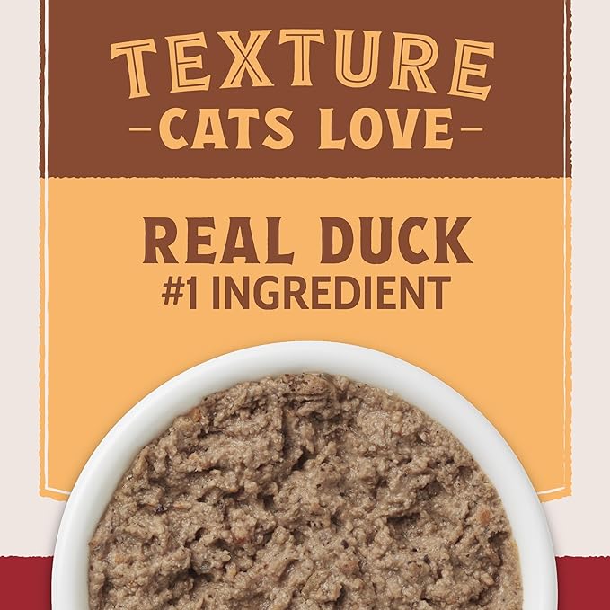Natural Balance Ultra Protein Wet Cat Food Pate, Real Duck Recipe with Protein-Rich Organs for Cats, Pate Cat Food with High Protein - 2.8 oz. (Pack of 24)