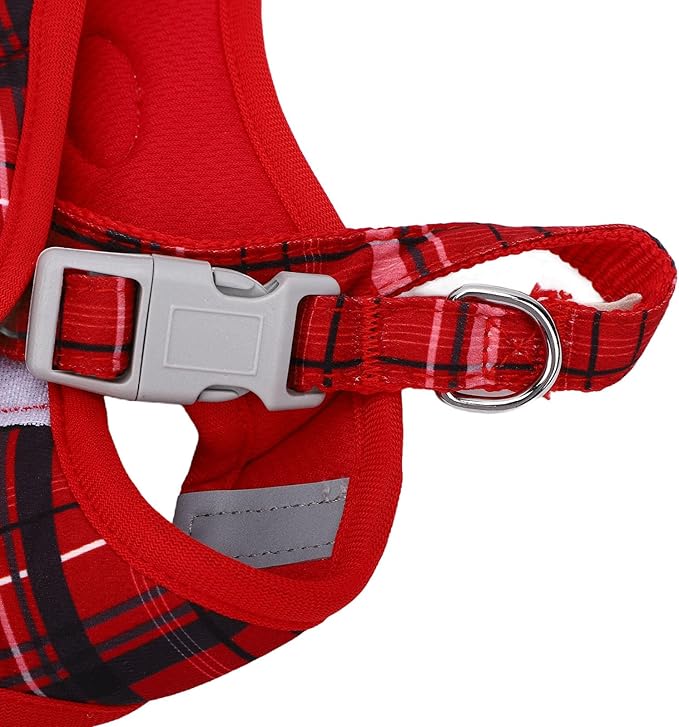 GLOGLOW Pet Supplies Voyager Step in Air Harness Soft Light Puppy Vest Breathable Mesh Pet Harness Strap for Dogs Cats Secure with Easy Control Handle (M)