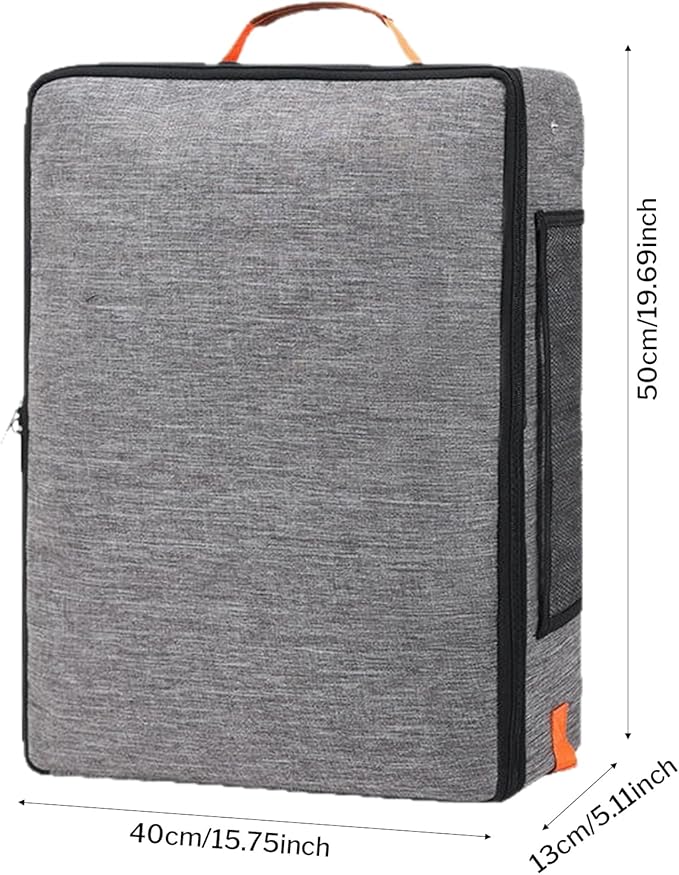 Portable Cat Litter Box - Folding Travel Pan, Compact Pet Container, Waterproof Poop Holder, Easy Clean Design | Lightweight Storage Organizer, for Road Trips Camping Apartment Car Hotel Indoor Cats