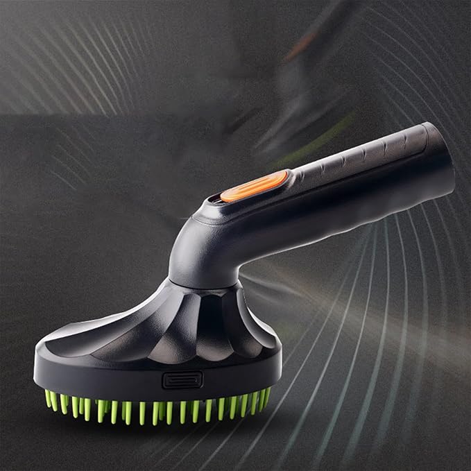 Vacuum Pet Brush, Hair Grooming Attachment, 6x3 Inches Shedding Cleaner with Soft Bristles, Sturdy Cat Grooming Tool, Home Accessory with Easy Fit, Pet Care Gear for Cats Dogs