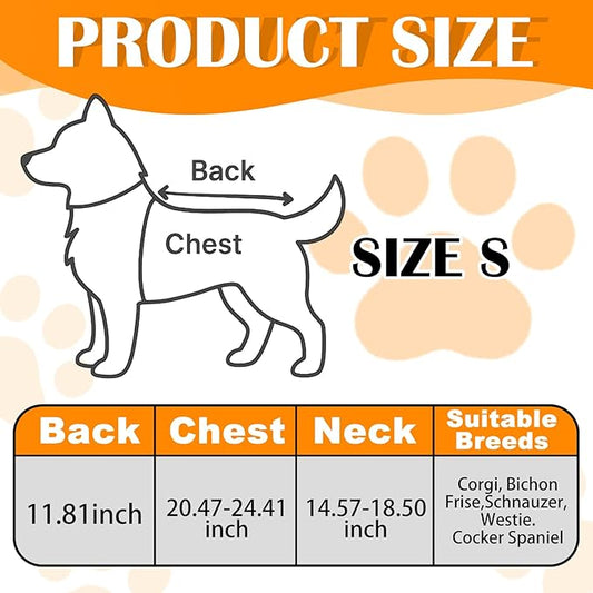 Dog Heated Warm Coat Jacket Pet Winter Black Vest Graphene Heat Lining Coat for Dogs Pet Outdoor Supplies(Not Included Batteries)(Small)