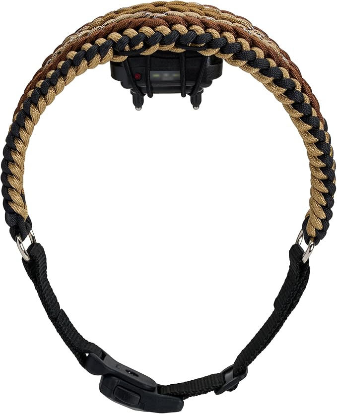 E-Collar Cover - for Large Dogs with 22-25" Neck Size - Adjustable Nylon Cord, Quick Release Buckle, Heavy Duty Loop Strap Compatible with Dogtra, Educator, SportDog, Garmin, Bousnic, Jugbow (Mojave)