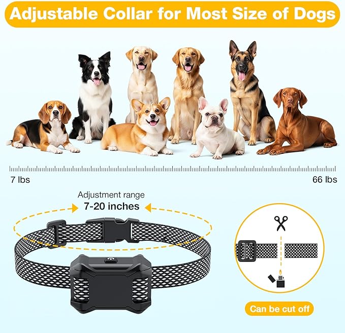 Electric Fence for Dogs, Rechargeable Underground Dog Fence System with 650FT Wire, 2 Waterproof Training Collar, Covers up to 1/2 Acre, Wired Dog Fence System for 2 Dogs