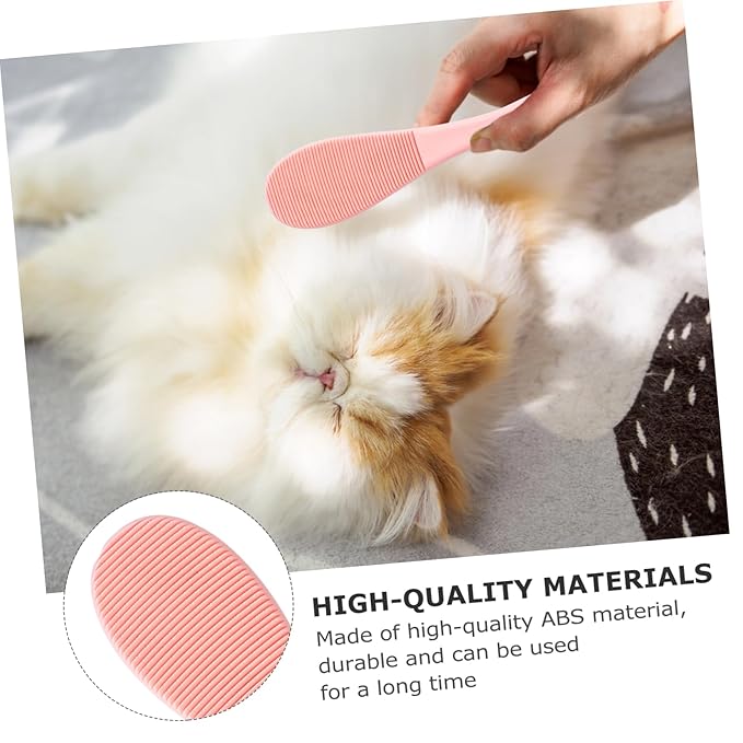 UPKOCH 2pcs Cat Grooming Comb Cat Massage Combs Imitation Tongue Texture for Hair Removal Relaxation Lightweight for Home Travel Use Blue Pink