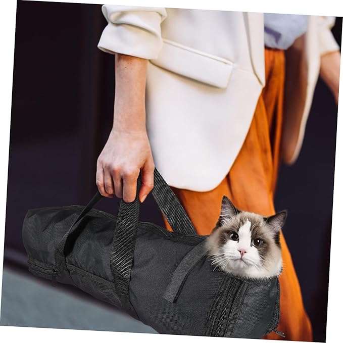 BESPORTBLE Cat Bath Bag Mesh Grooming Bag Oxford Fabric Nail Cutting Holder Pet Supplies