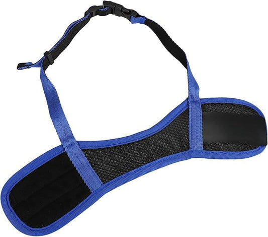 FOMIYES Adjustable Dog Muzzle Blue L 18-24cm Anti-Biting Protective Dog Mouth Cover Breathable Outdoor Pet Supplies Muzzle for Barking and Chewing