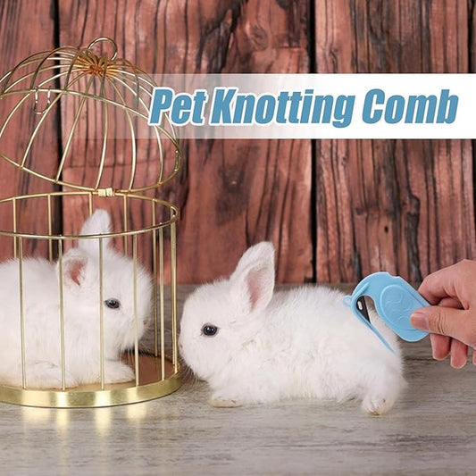 Pet Knotting Comb - Cat Dog Grooming Knotting Remover Tool - Knot Release Pet Comb | for Kittens Puppies Home Apartment Bath Shower