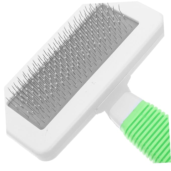 1 Set Pet Grooming Brush Ergonomic Dog and Cat Shedding Comb with Wide Plate for Dematting and Care Soft Handle for Comfortable Grooming for Cats and
