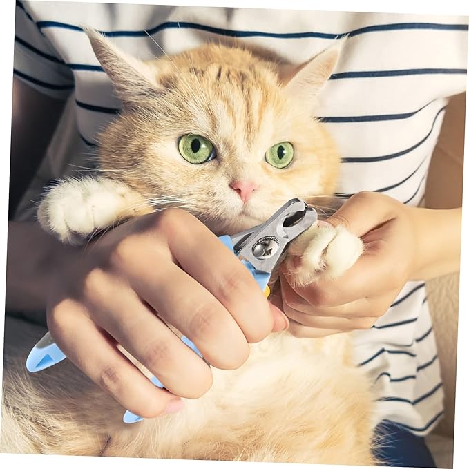 Happyyami Cat Nail Clippers Pet Nail Pet Grooming Clippers Cat Nail Trimmer Cat Clipper Cat Nail Scissors Cat Claw Trimmer Nails Dog Clippers Portable Dog Clipper Abs The Cat Dog Supplies
