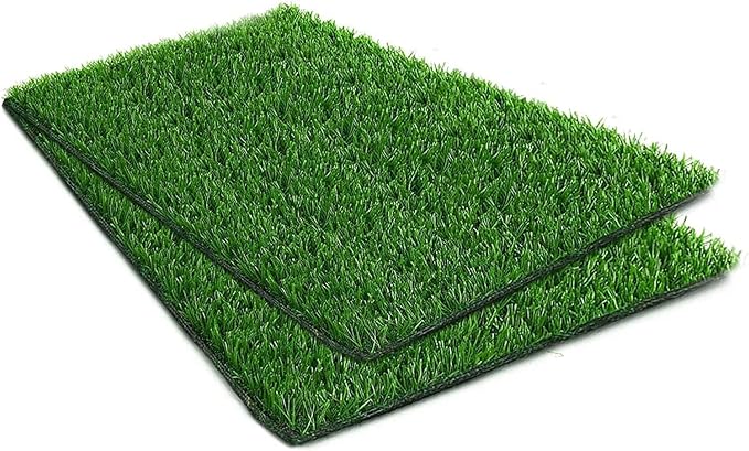 Artificial Grass Rug Turf for Dogs Indoor Outdoor Fake Grass for Dogs Potty Training Area Patio Lawn Decoration (29 x 20 Inch (Pack of 2))