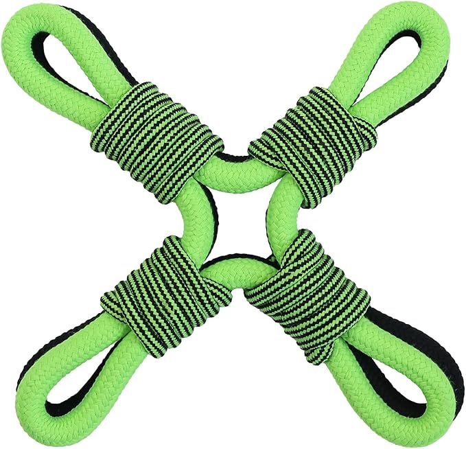 Jolly Pets TIK-Tak-Tugzz Small/Medium X Rope Dog Toy