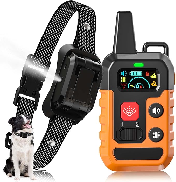 Citronella Training Collar for Dog, [No Citronella Refill] Spray Dog Training Collar with Beep/Vibration/Spray 4 Mode & 6 Adjustable Sensitivities, IPX7 Waterproof Dog Bark Collar for L/M/S Dogs