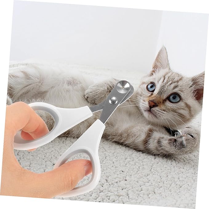 Cat Nail Clipper Cat Grooming Tool Precision Trimmer Kitten Nail Cutter Easy Clean