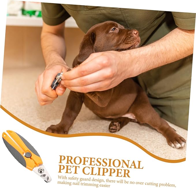 BESPORTBLE Ergonomic Pet Nail Clipper Lightweight and Portable Clipper for Cats and Dogs High Sharpness Blades Easy Nail Trimming for Home Grooming