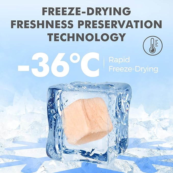 Freeze Dried Dog & Cat Treats – Single Ingredient Chicken Breast, High Protein Training Treats & Food Topper, 6 oz