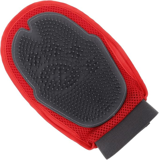 Double Sided Pet Grooming Massage Gloves Efficient Deshedding Brush for Cats Dogs Comfortable Breathable Pet Shower Mitts for Gentle Grooming Durable Use