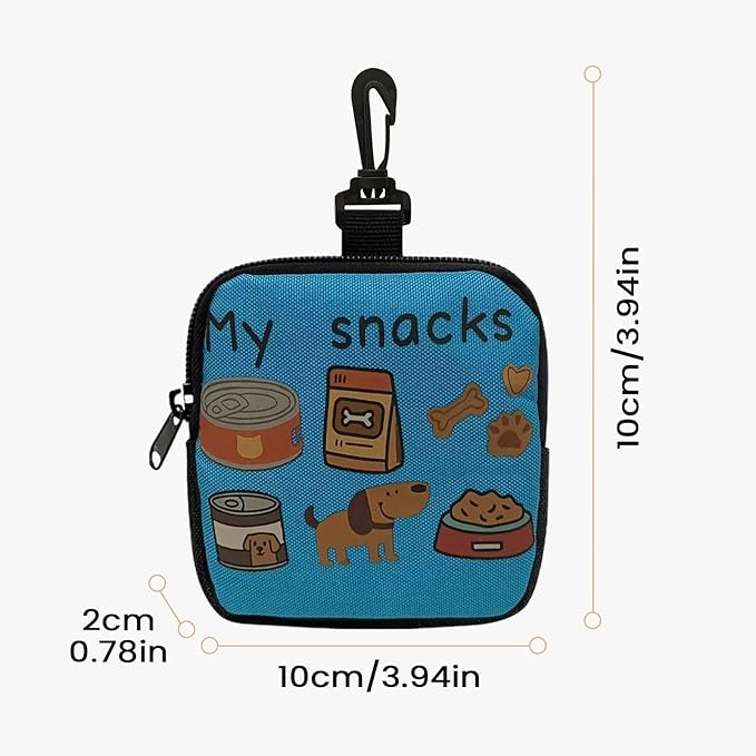 Treat Bag for Dog Training,Portable Storage Pet Supplies | Small Dog Snack Pouch Treat Pack,for Walking Outdoor Camping Travel Vacation Hiking Adventure