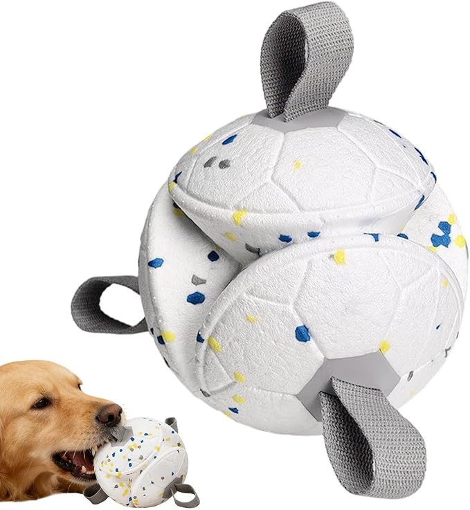 Dog Balls | with Rope Chew Pet Supplies - Small Dog Balls Funny Pet Toys | for Small Large Breed Aggressive Chewers Indoor Outdoor Enrichment Stimulation Boredom