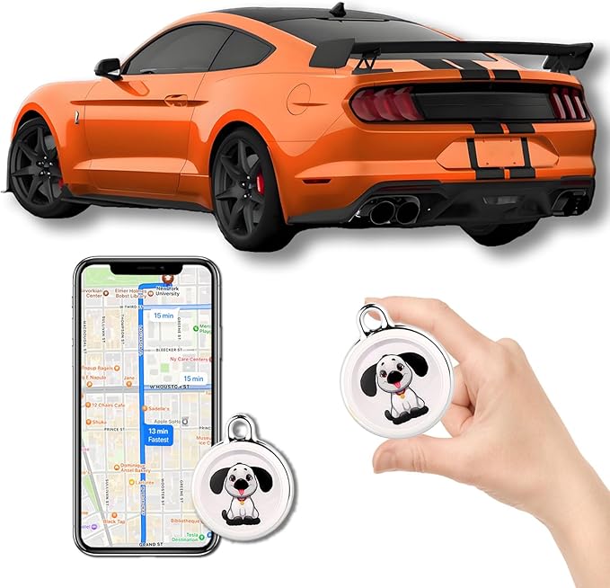 GPS Tracker for Vehicles, Cars, Kids, Pets & Seniors – No SIM Card, No Subscription – Real-Time Tracking Device with Full US Coverage – Portable & Accurate Locator