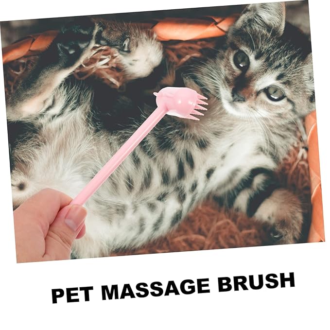TOYANDONA Cat Brush for Shedding Cleaning Scratch Brush Grooming Tool for Indoor Cats Pet Grooming Supplies